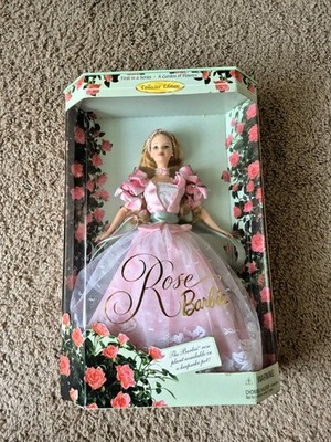 Rose Barbie Doll A Garden of Flowers Collector Edition Mattel 22337 NRFB 1998