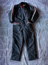 Men's Vintage 70's United USA Ice Fishing Snowmobile Racing Winter Ski Suit Sz L