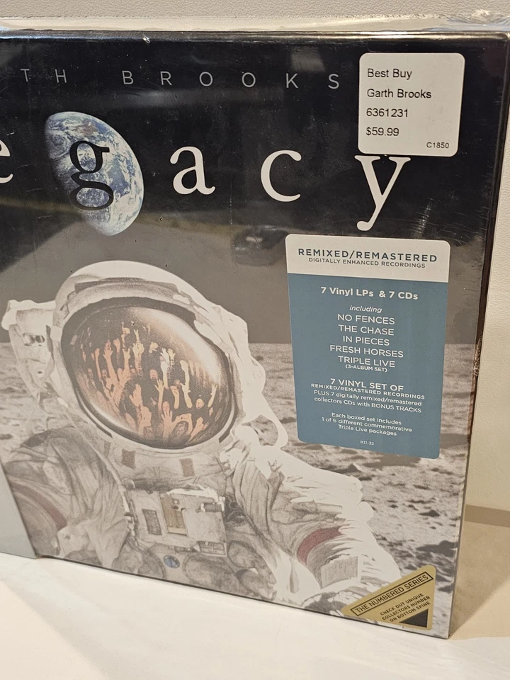 Garth Brooks: Legacy 7 Vinyl LP & 7 CDs Sealed Box Set SEALED - Image 2 of 4