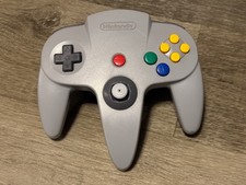 Nintendo 64 Controller Gray N64 Authentic Stick 7/10 OEM