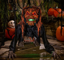 ¡ESPERA 4! HALLOWEEN 2026 ANIMATRONIC 2 PIES MONSTRUO AGACHADO LUCES PREVENTA