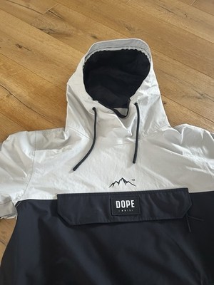 DOPE Snow Herren Jacke L  - Weiß/Schwarz
