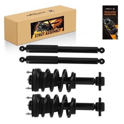 4PCS Front & Rear Shocks Struts Assembly For 2007-2013 Silverado 1500 GMC Sierra