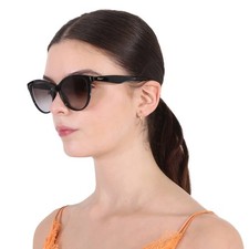 Salvatore Ferragamo Grey Gradient Cat Eye Ladies Sunglasses SF1073S 001 54