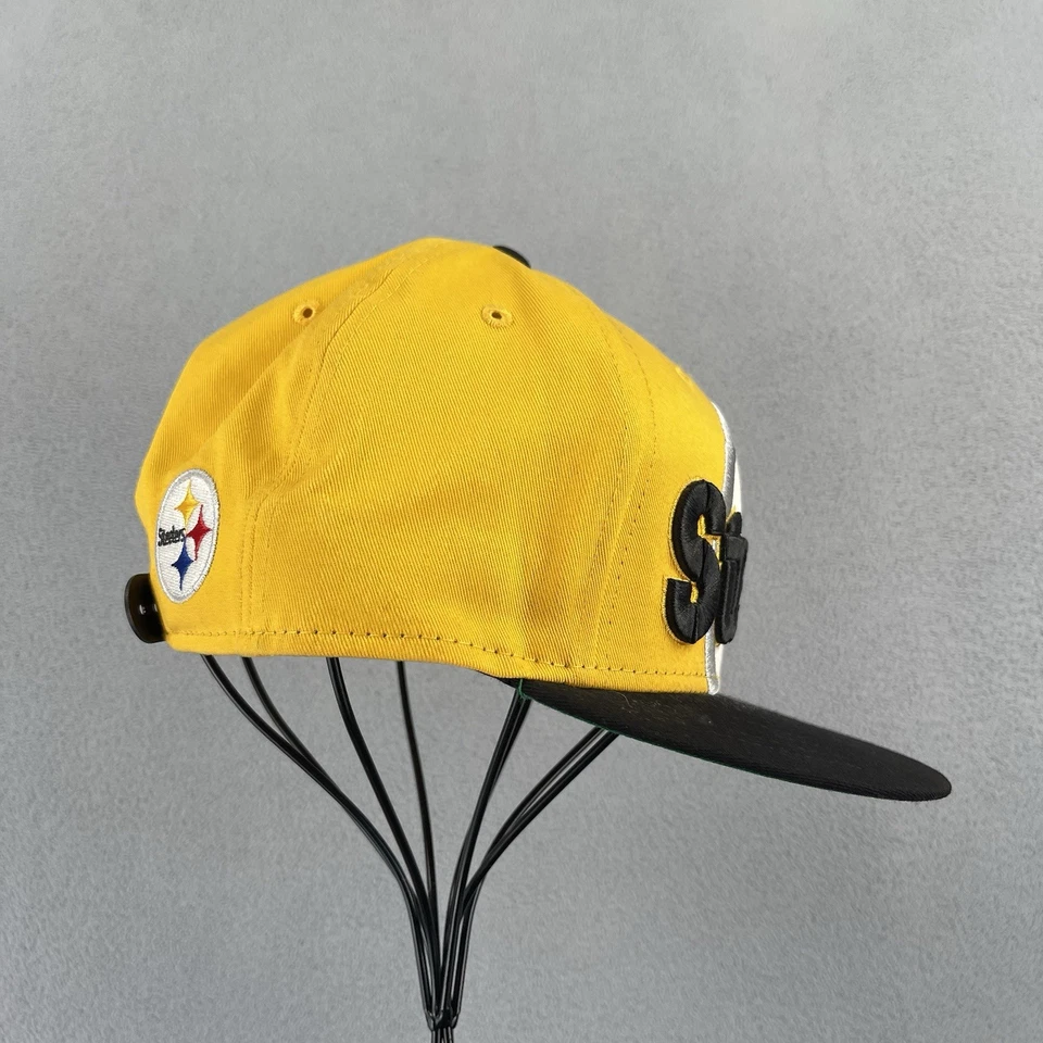 Gorra Pittsburgh Steelers Talla Única Amarilla Snap Back Logo Grande New Era NFL Foto 3 de 4
