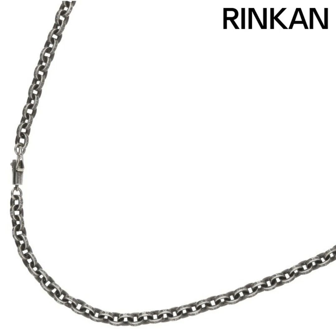 CHROME HEARTS Collana uomo argento 20 20 pollici cuori cromati CATENA CARTA usata 09ac884a05d408225