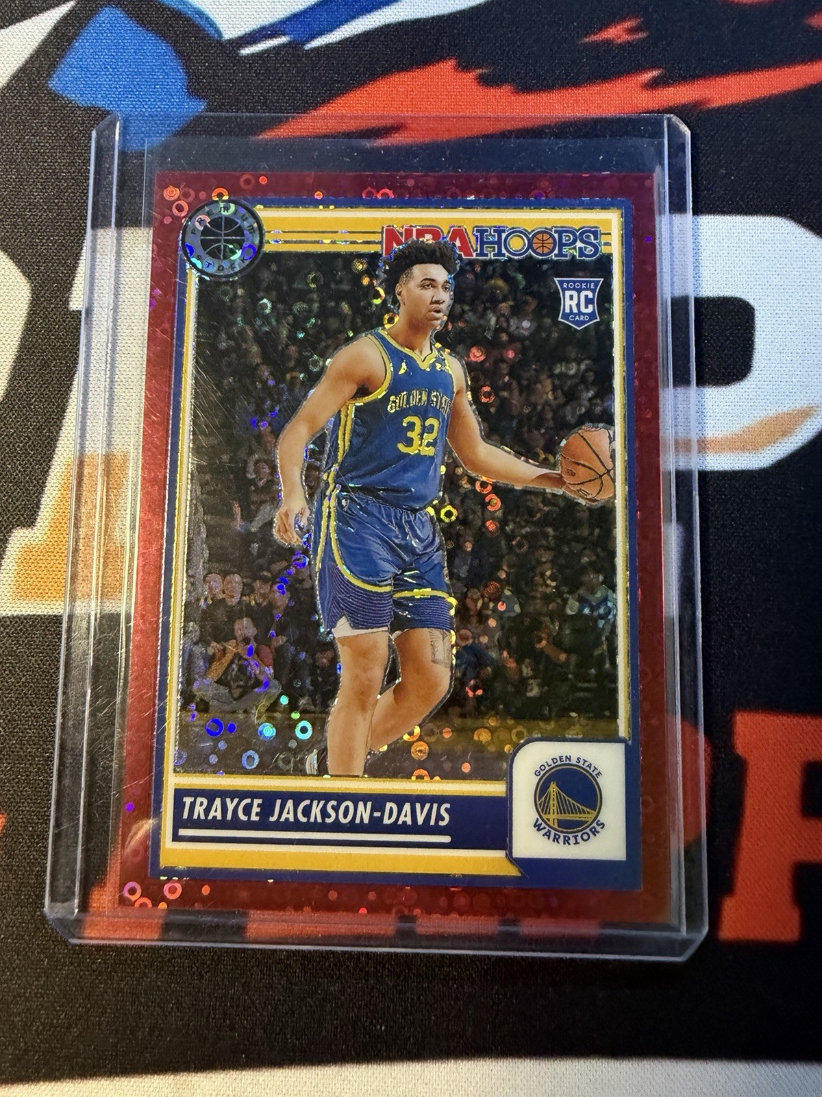 2023-24 Panini NBA Hoops Premium Stock Trayce Jackson-Davis #68 Red Disco /149
