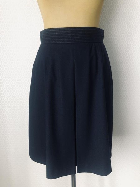 Women Gant Skirt Navy Wool 40