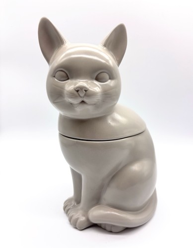 Threshold Stoneware Gray Cat Cookie Jar
