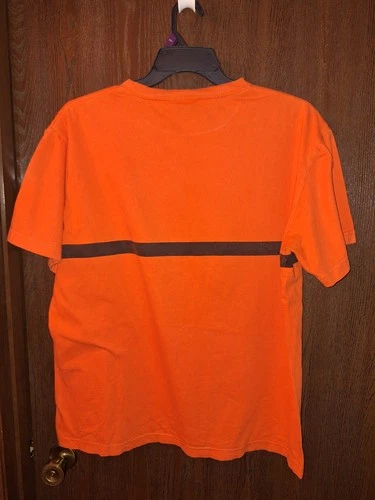 Nautica Competition Men's Short Sleeve T-shirt Orange Size Large Please Read image 2
