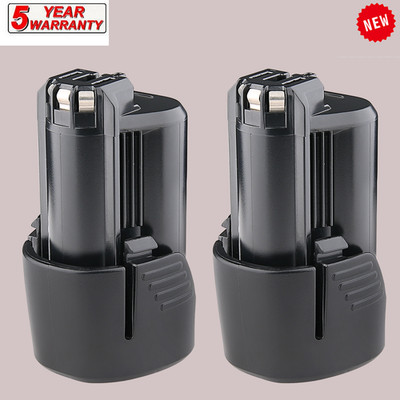 2pcs 12V 4.8Ah Lithium-ion Battery For Bosch BAT411 BAT412 BAT414 GSR GDR GSB
