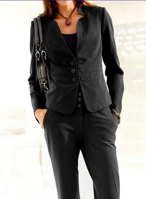 Best Connection Blazer Gr.38-44 Damen Business Jacke Schwarz Stretch Viskose L32 - Bild 1 von 2