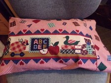 TRAVEL-TODDLER SIZE PILLOWCASE2 SIDED ABC BORDER 12" X 18" 5358