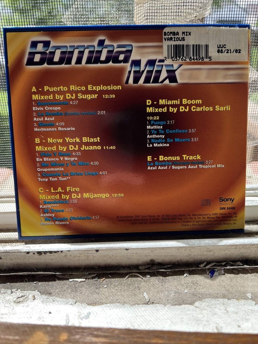 Bomba Mix by Various Artists (CD, Jul-2001, Sony Music