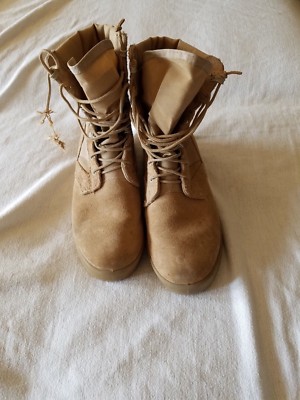 MENS MILITARY 789 TAN HOT WEATHER COMBAT BOOTS 3.5W 3 1/2 