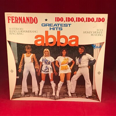 ABBA Greatest Hits 1975 French Vinyl LP Fernando Waterloo VOGUE 528047 best of