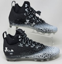 Under Armour Spotlight Clone MC Black 3026343-001 Womens Size 10 Football Cleats