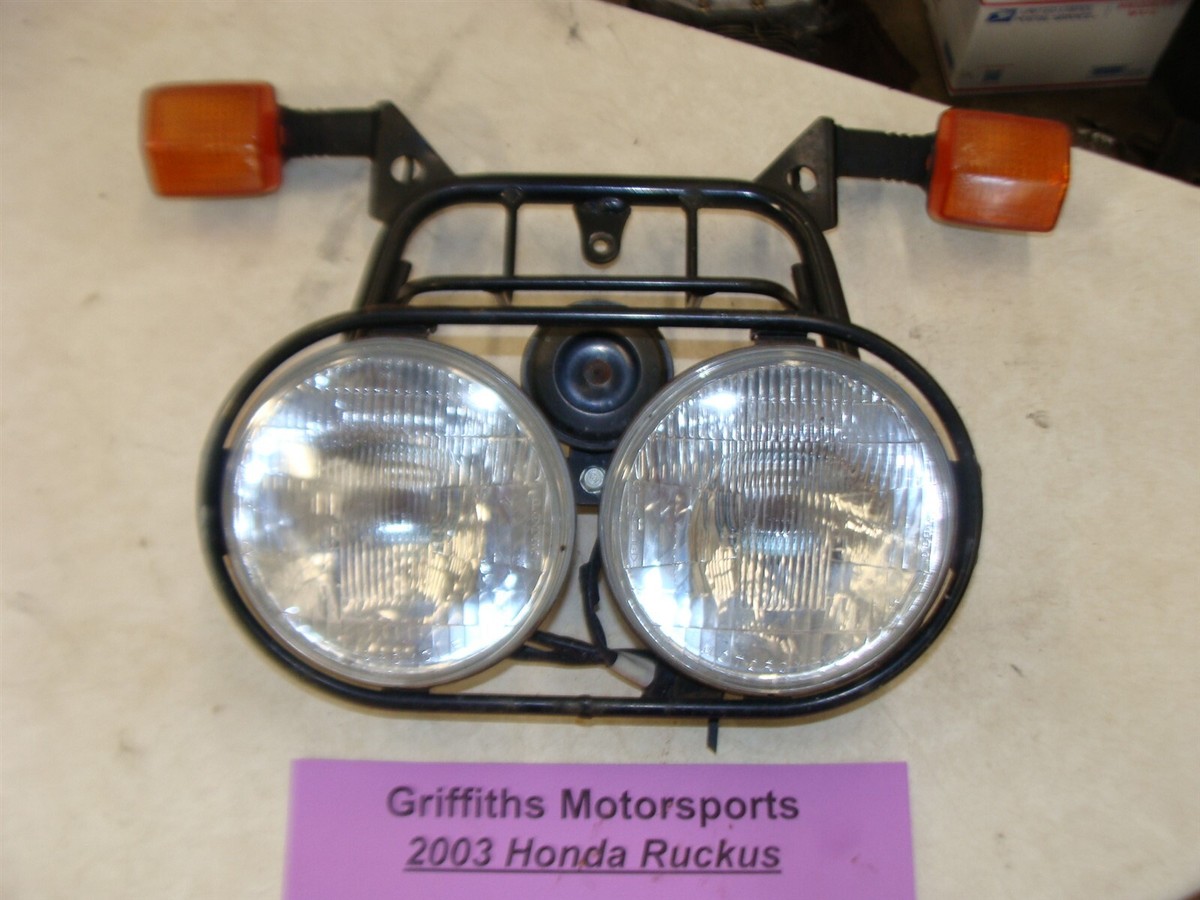 2003 HONDA RUCKUS NPS-50 oem original headlights guard lights