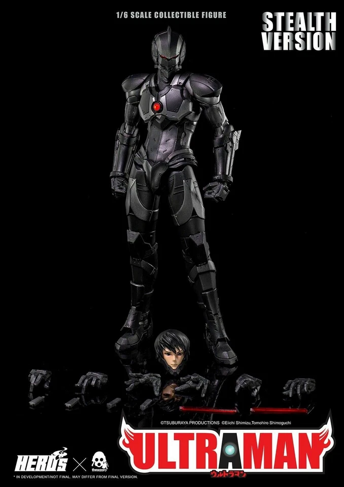 全新 2017 年日本 Threezero 第六比例奥特曼(StealthVersion)人偶盒装套装 — 第 4/4 张图片