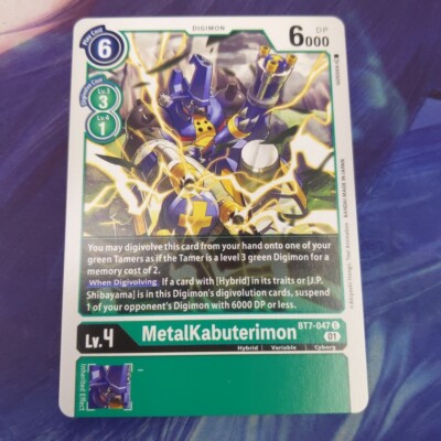 Digimon CCG Next Adventure MetalKabuterimon BT7-047C
