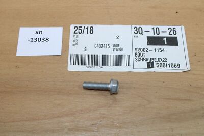 Kawasaki 92002-1154 Bolt,6x22 NOS NEU genuine xn13038 | eBay
