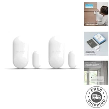 Smart Wireless Contact Sensors for Home - 2-Pack Door & Window Protection System