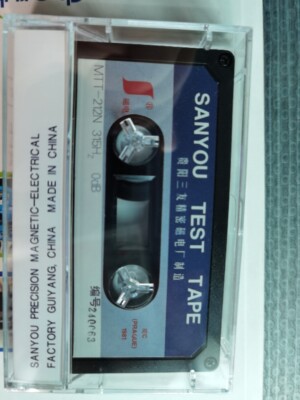 1pc Test tape replace For ABEX TCC-120 MTT-212N 315HZ 0dB