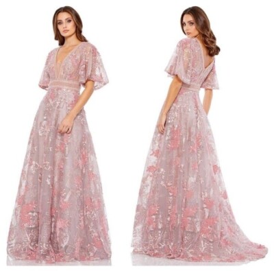 sachin and babi light blue dress White Multicolor Thread Embroidery Long Dress Women Clothing   PencilboxShopUSA