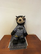 DC Meerkat Aleksandr as Batman Plush Soft Toy Limited   With Tag No Box