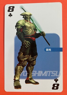 Yoshimitsu Clubs 8 Namco Limited Japanese Tekken 3 Card game