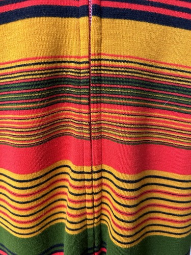 Vintage Jack Winter 1970’s Women's Vest S/M Multi Striped Front Zip Excellent - Picture 6 of 9