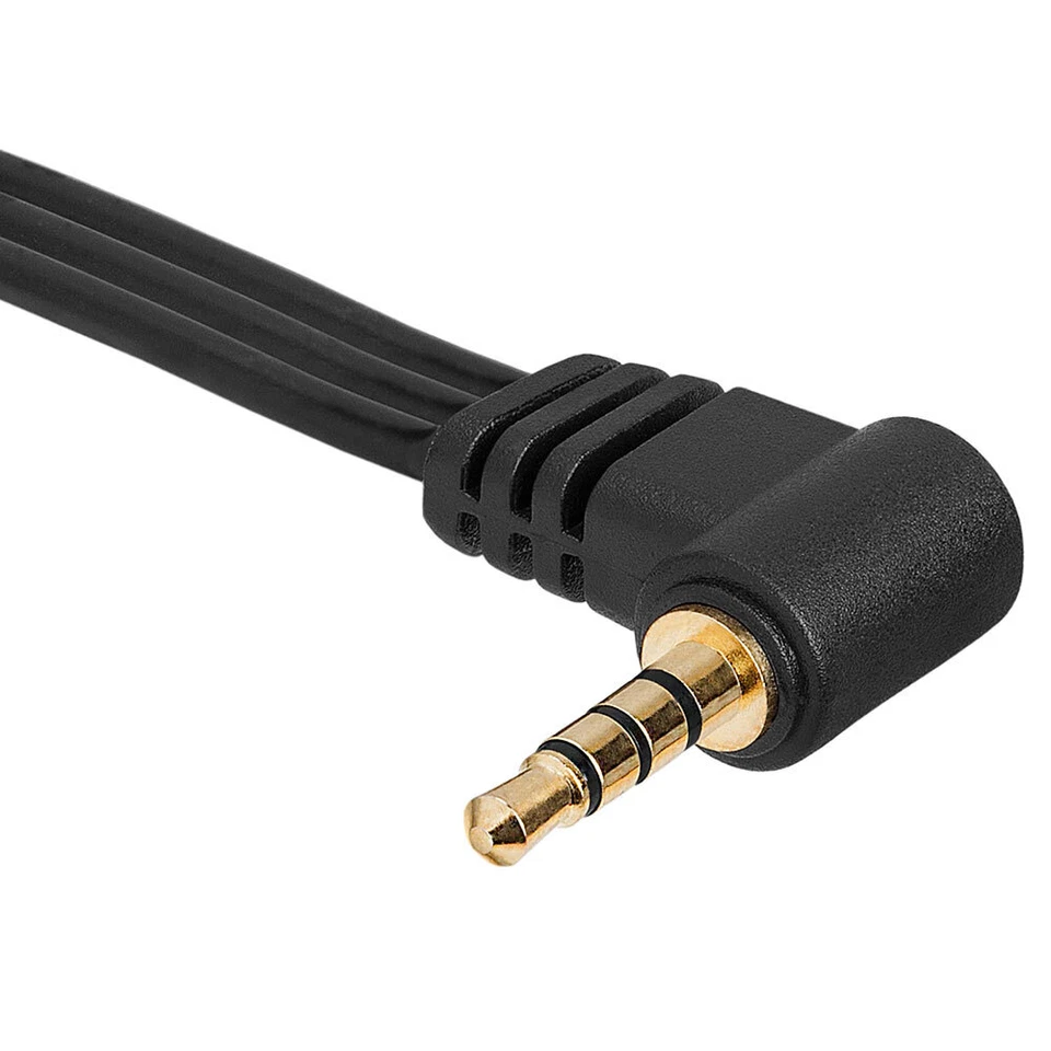 3.5mm to 3-RCA Cable 6FT Composite Mini AV For Sharp Camcorder Viewcam VL Series - Image 4 of 4