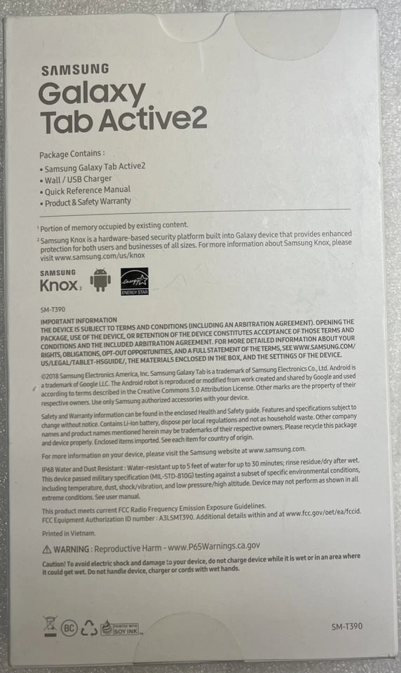 New Samsung Galaxy Tab Active2 8.0" 16GB (Wi-Fi) SM-T390 - Image 3 of 4