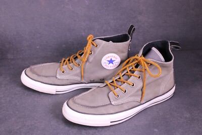 Converse Sneaker CTAS Classic Boot Mokassins Chucks Gr. 42,5 Leder grau BC1007