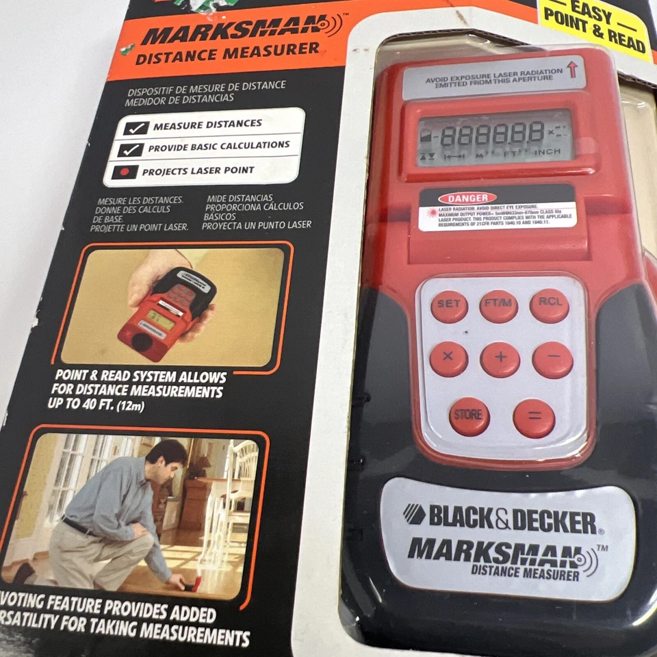 Black & Decker BDSM100 Marksman Sonic Distance Measurer - Image 2 of 3