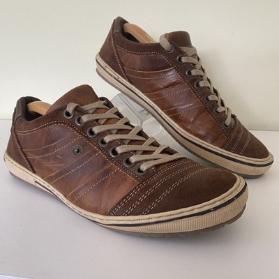 Dune London Sneakers Brown Tan Leather 