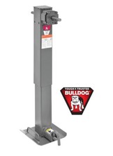 Bulldog 2-speed 12k Square Trailer Jack Drop Leg Non Spring 12.5 Lift Side Pin