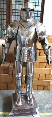 Medieval Suit of Armor 15th Century Combat Full Body Armour With Stand - Picture 2 of 2