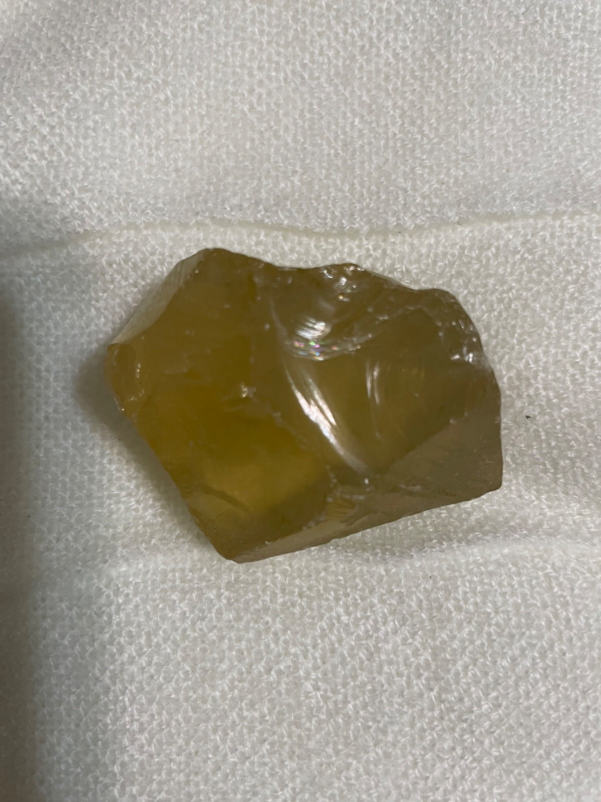 Natural raw citrine gemstone for jewelry and healing