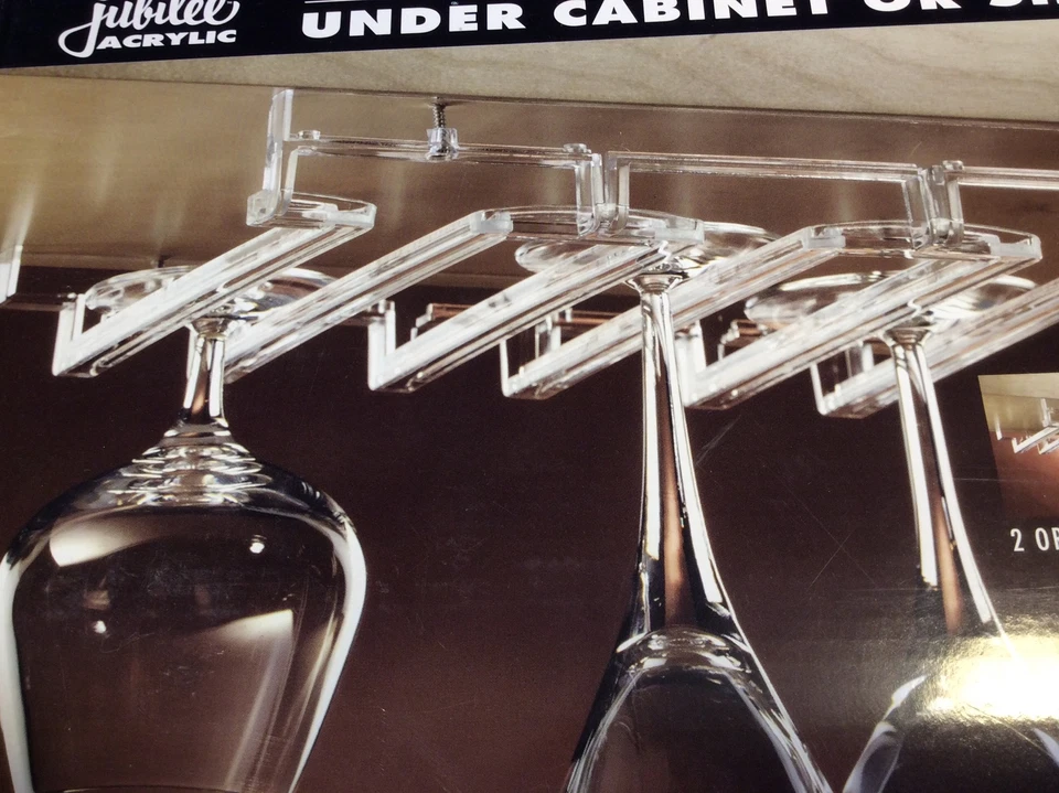 New Jubilee Prodyne Acrylic Under Cabinet or Shelf Stemware Rack | Open Box - Image 4 of 4
