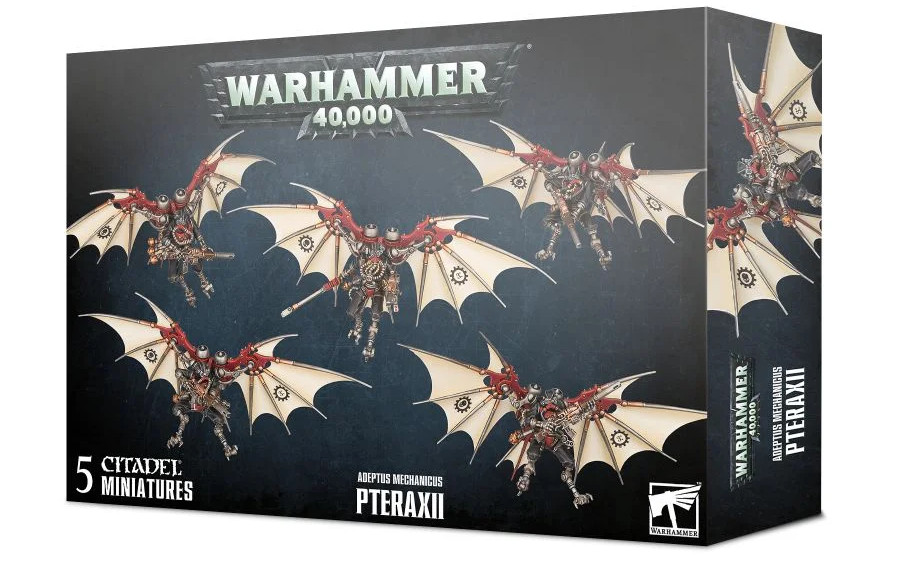 Pteraxii Adeptus Mechanicus figurines plastique Citadel modulables