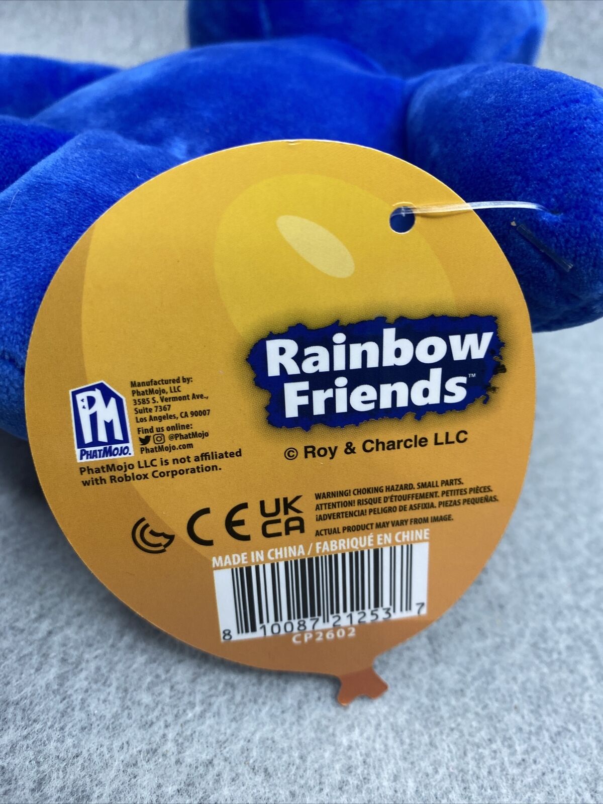  UCC Distributing Rainbow Friends Blue Friend, 8 Stuffed Animal  Plush Toy : Toys & Games