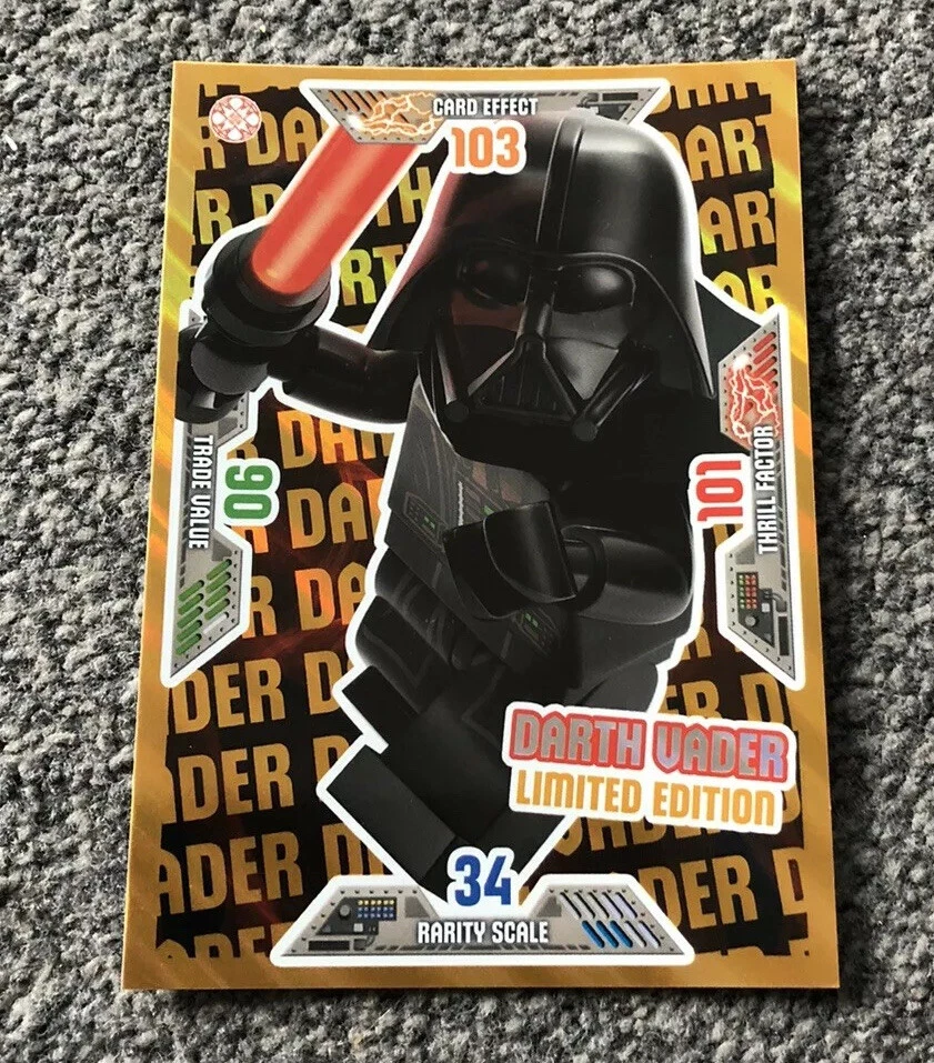LEGO STAR WARS DARTH VADER LIMITED EDITION XXL FOIL CARD - Image 2 of 3