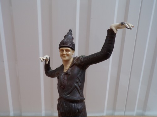 Vintage Art Deco Cast Metal Figure After D H Chiparus / Nijinsky Ballet Russes ? - Foto 22 di 24