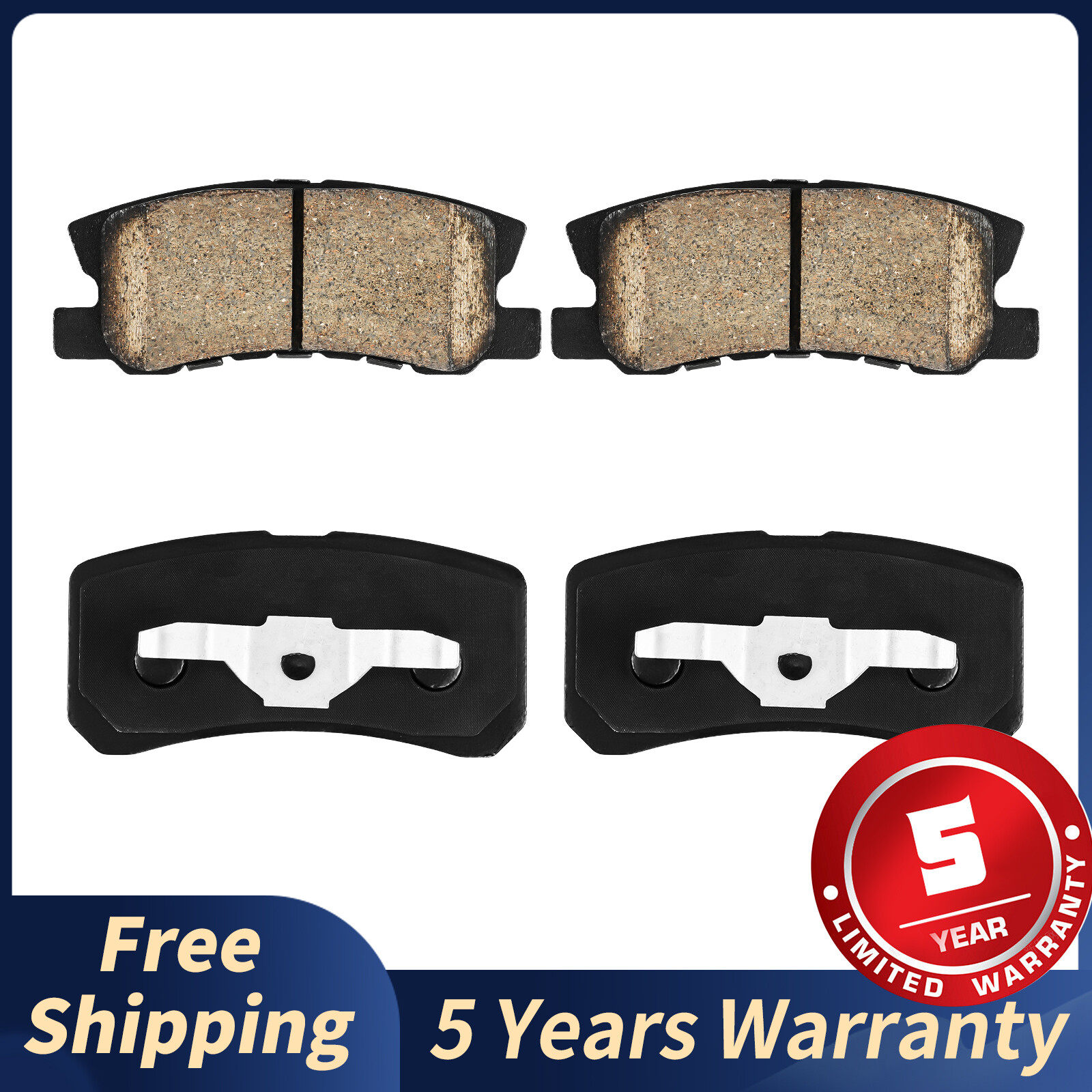 Rear Ceramic Brake Pads for Chrysler 200 2011-2014 & Sebring 2007-2010 - D868