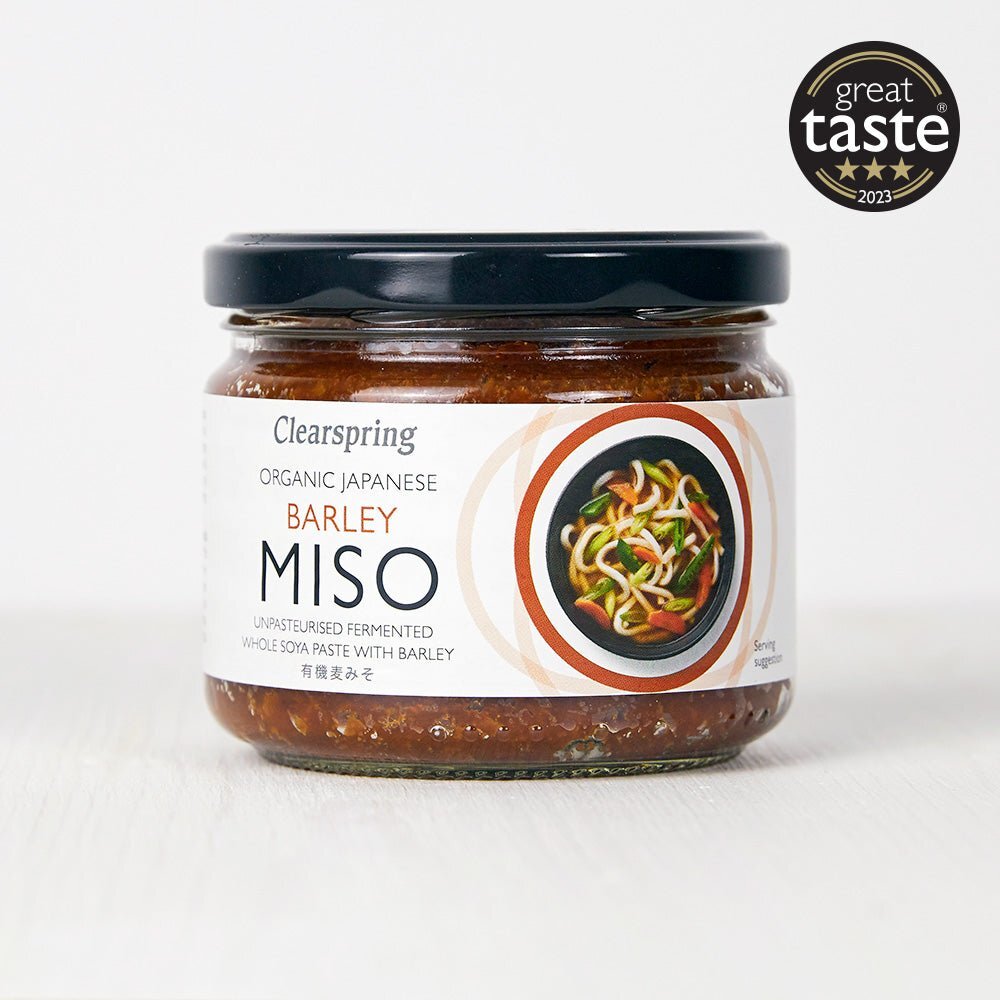 Clearspring Organic Japanese Barley Miso Paste - Unpasteurised 300g