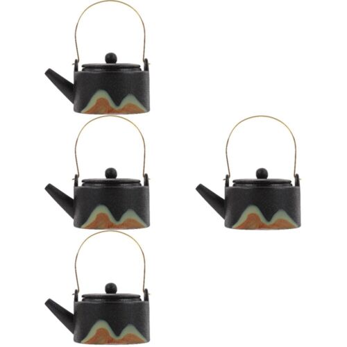 4 Pack About the Coffee Maker Pouring Glass Decor Ceramic Gooseneck Teapot-