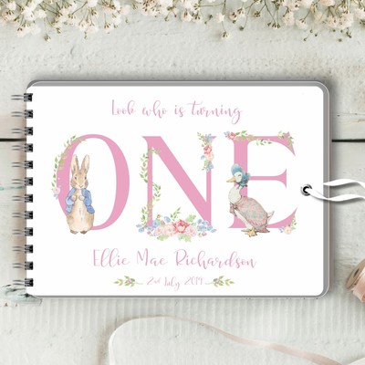 personalised first birthday book