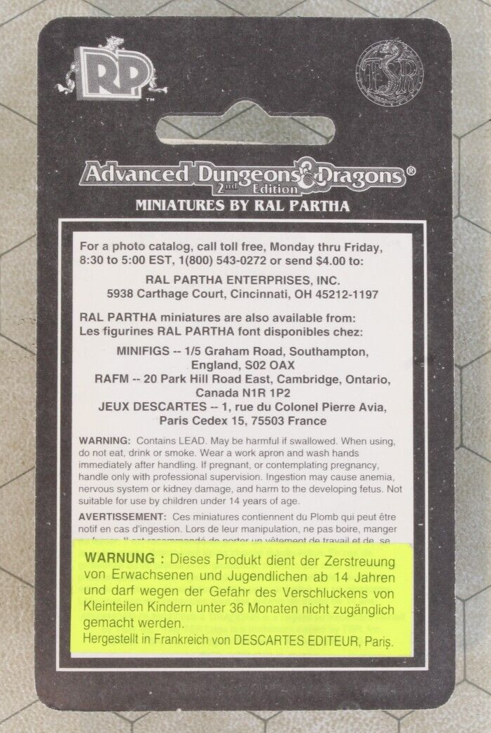 FIGURINE AD&D ADVANCED Dungeons & Dragons Ral Partha 11-407 Fire Giant