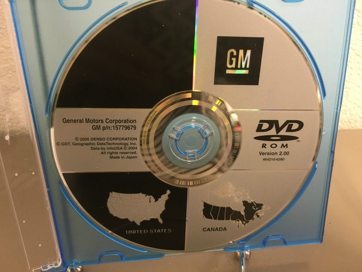 cocoaX55 53,54,56,57,58,60 DVD＆CD GENUINE OEM CADILLAC PONTIAC CHEVROLET NAVIGATION DISC DVD